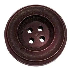 25mm Burgundy 4 Hole Plastic Buttons