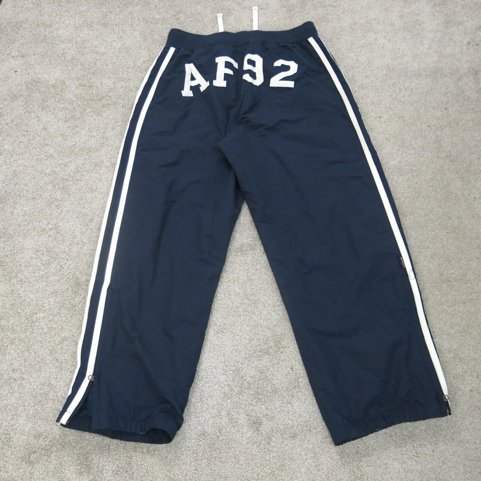 Abercrombie & Fitch Pants Mens Large Blue Activewear Pant Running & Jogging Logo