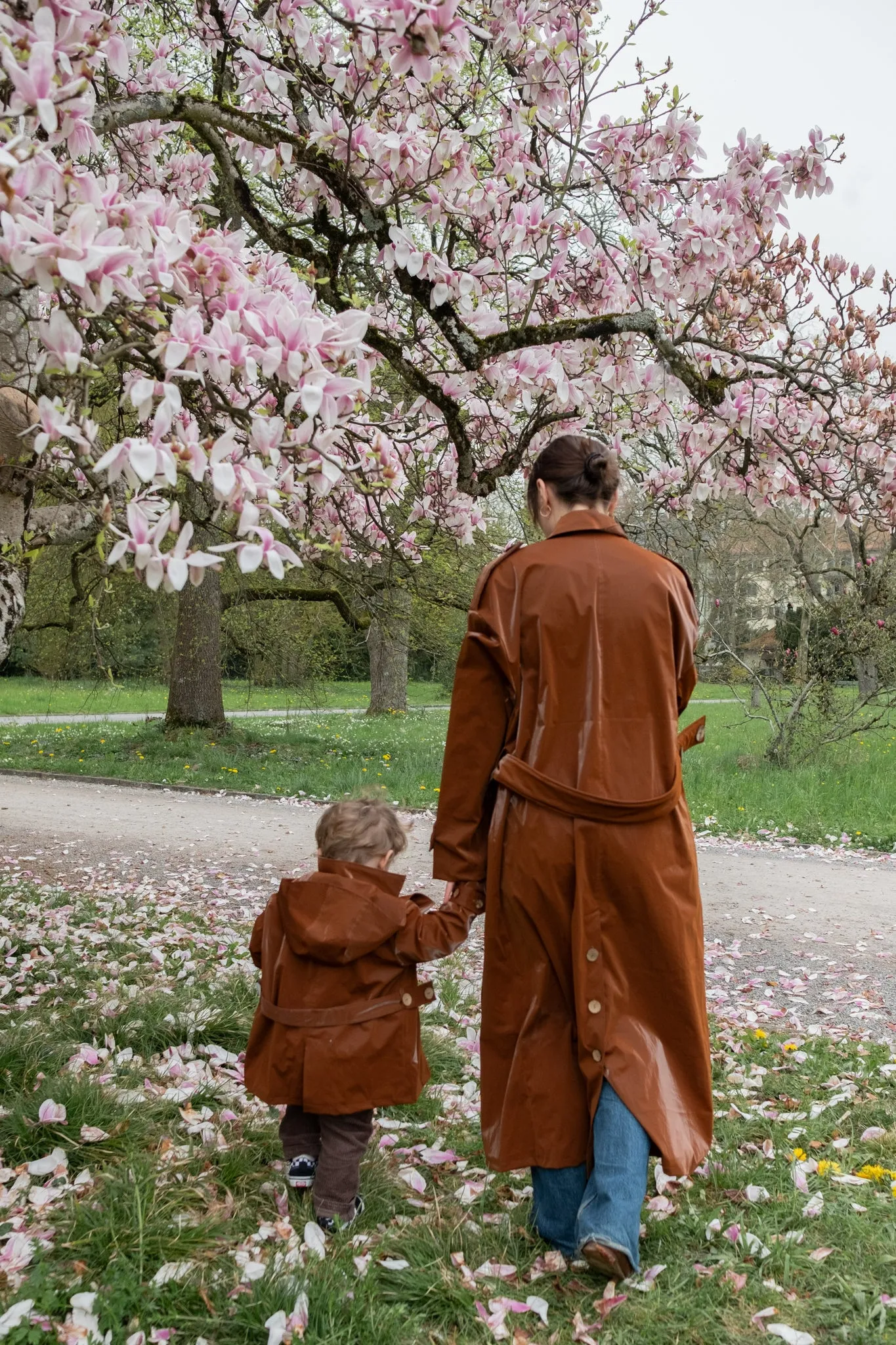 Baby/Kid Trench - Chocolate Brown