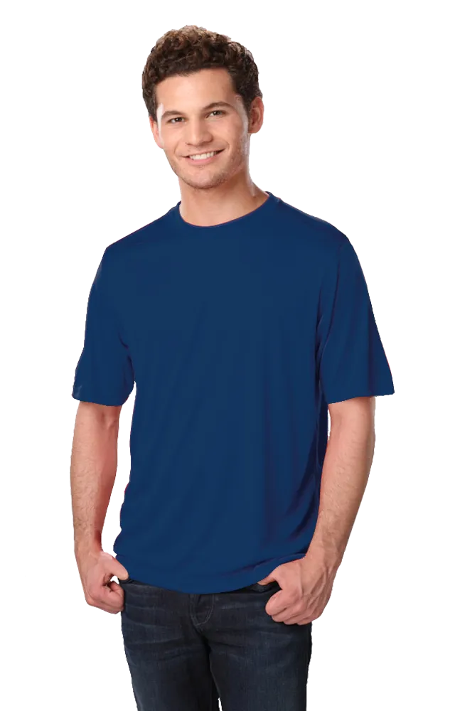 Blue Generation Men's Moisture Wicking Crew Neck Tee