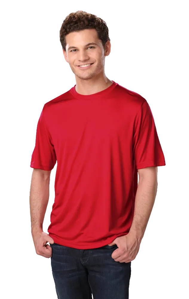 Blue Generation Men's Moisture Wicking Crew Neck Tee