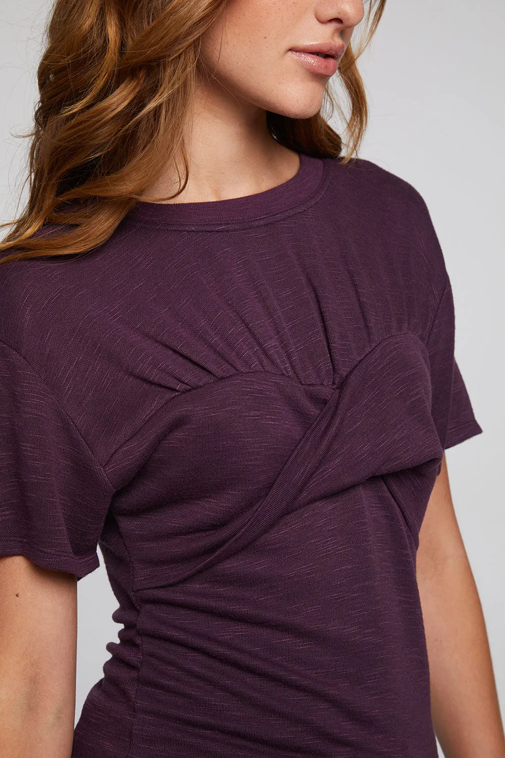 Evelynn Plum Perfect Tee