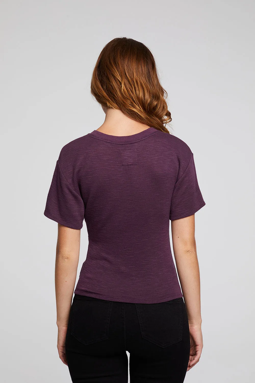 Evelynn Plum Perfect Tee