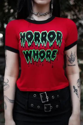 Horror Whore Ringer Tee