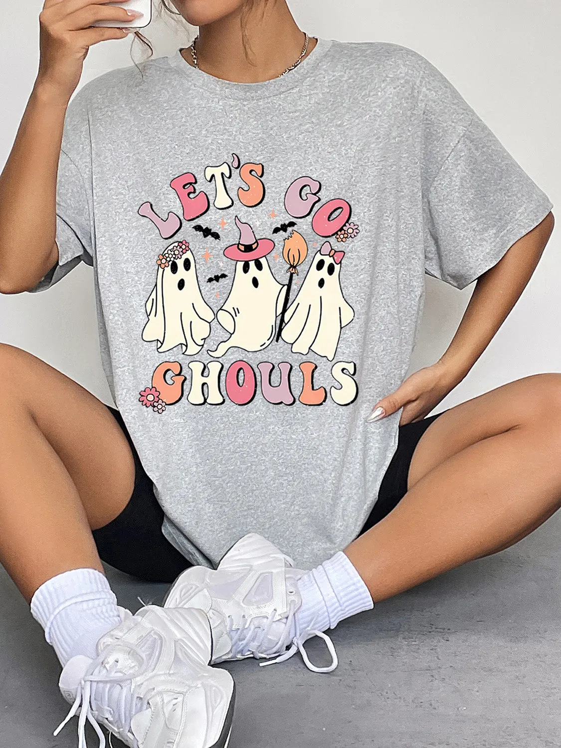 LET'S GO GHOULS Graphic T-Shirt