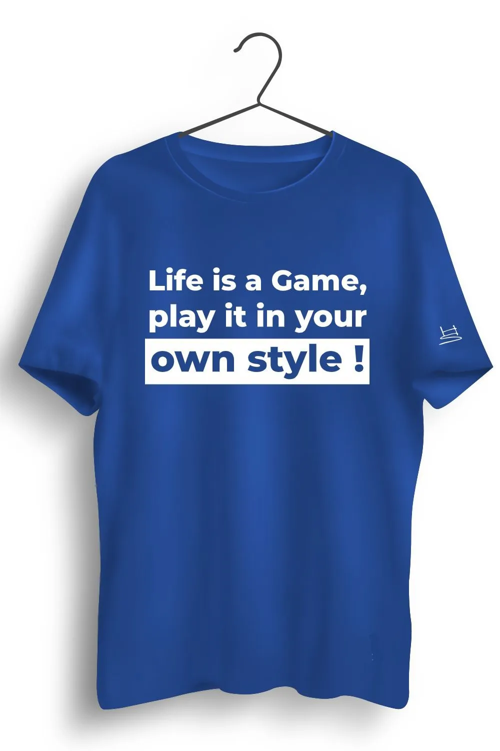 Life Is A Game Graphic Printed Tshirt