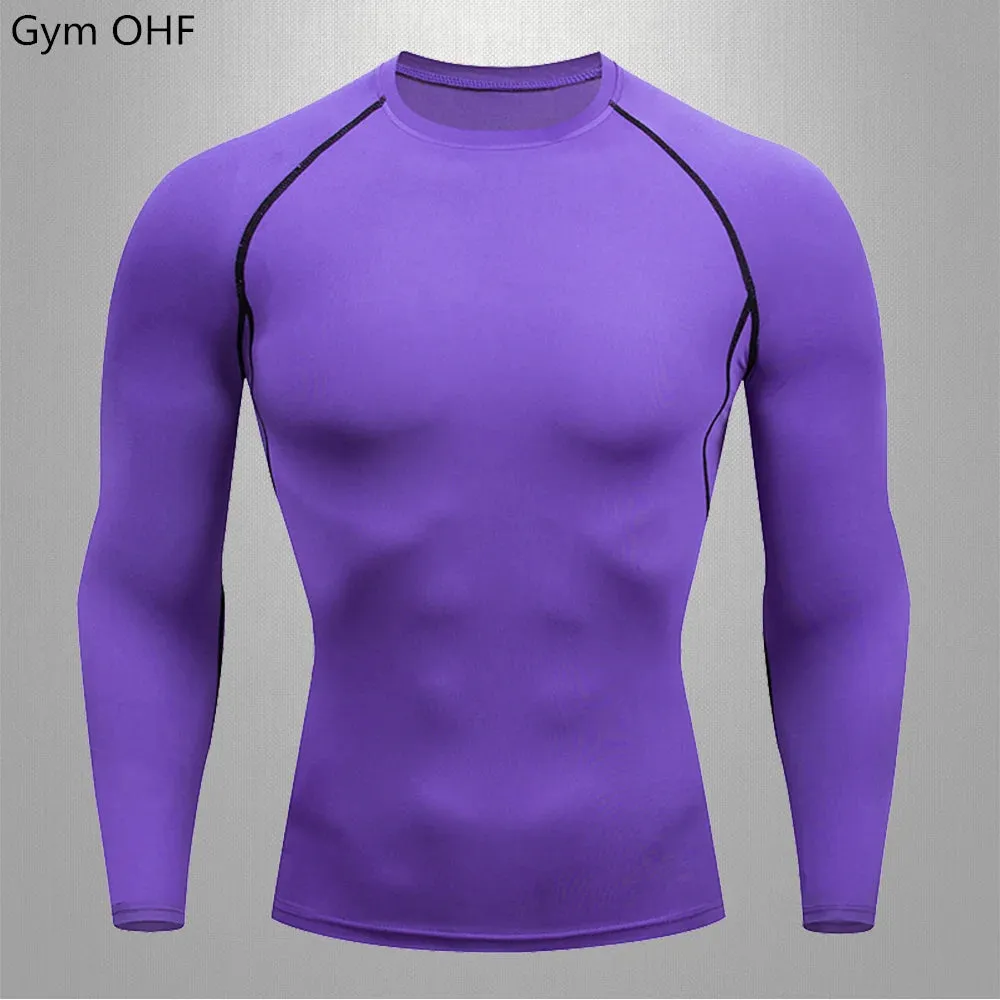 Men's Compression Long Sleeve Running T-Shirt