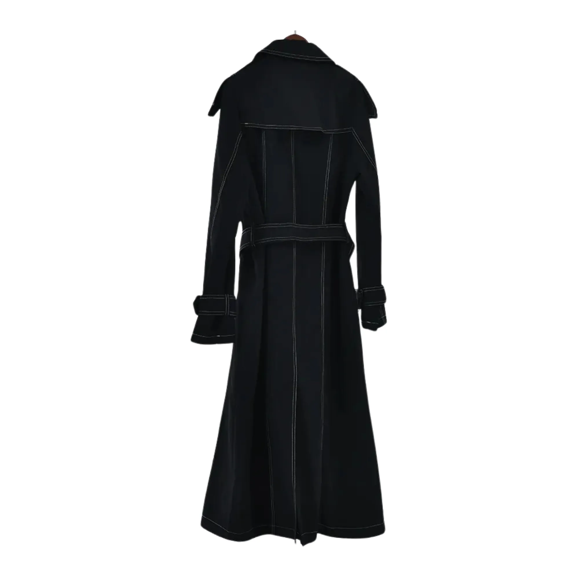 Pre Order:  Geometric Metal Buckle Trench Coat