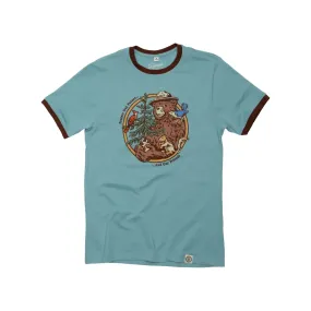 The Landmark Project Ringer Smokey Bear T-Shirt - Glacier