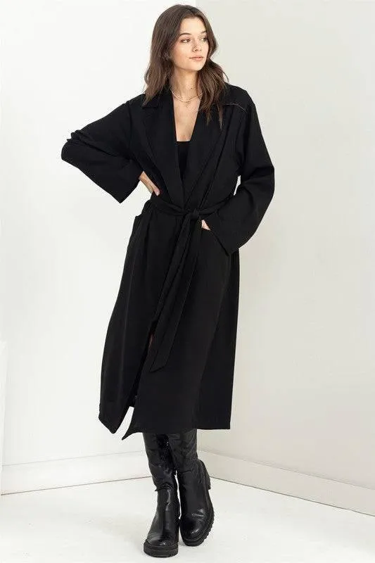 Womens Belted Trench Coat