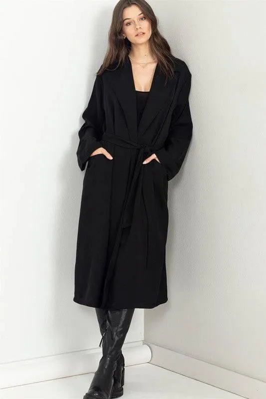 Womens Belted Trench Coat